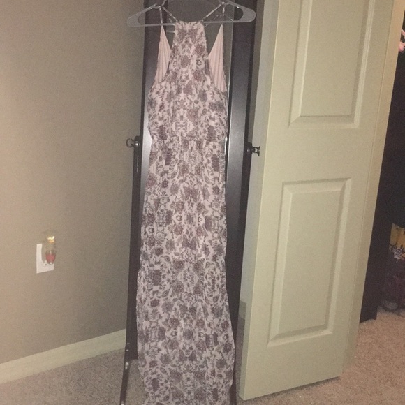 Lush pink floral print maxi dress - Picture 6 of 7